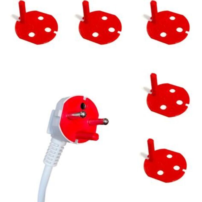 Rote Steckdosenadapter Stecker Männlich - 2p+ T Strom – Kompatibel Mit Allen Roten Standard-steckdosen