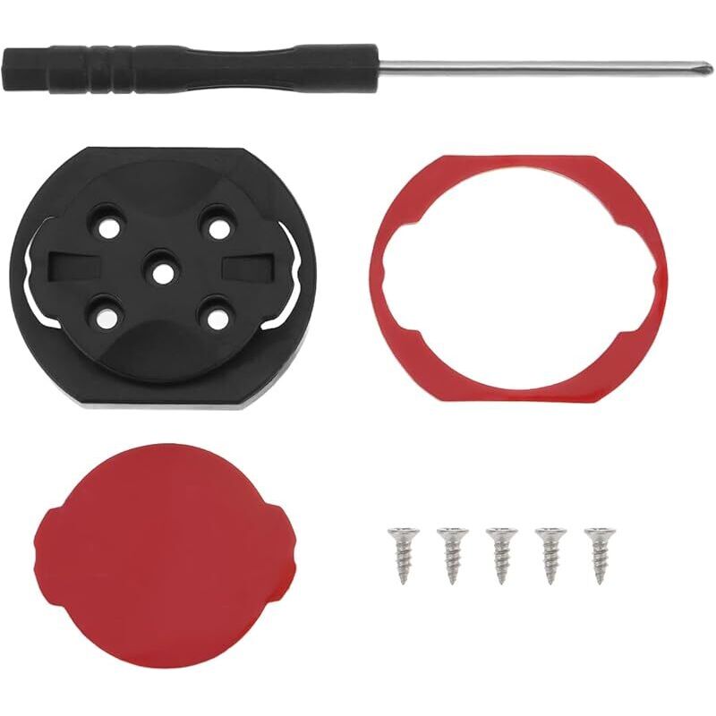 1 Halterungsadapter Für Fahrradcomputer Kompatibel Mit Garmin Edge Serie, Fahrradcomputer Kompatibel Mit Garmin, Gebrochene Montageklammern 3,3 X 2,8 Cm
