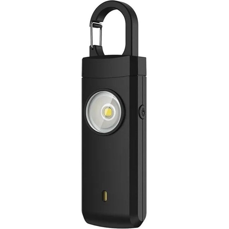 Persönlicher Alarm - Taschenalarm 130 Db - Ideales Geschenk Zu Weihnachten Oder Zum Geburtstag, Für Studenten, Berufstätige, Senioren Und Kinder, Schwarz