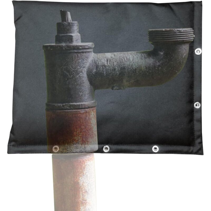 Deckel Für Rückschlagventil - Wasserdichte Und Frostsichere Tasche, 40x50 Cm Isoliersack Für Sprinkler Mit Doppelschicht - Für Pumpen, Armaturen, Ventile Und Brunnen Im Außenbereich