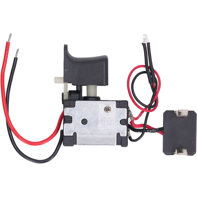 Akkubohrer, Abzugsschalter, Lithium-batterie, Elektrischer Schrauber, Geschwindigkeitsregelung Mit Licht 7.2-24v