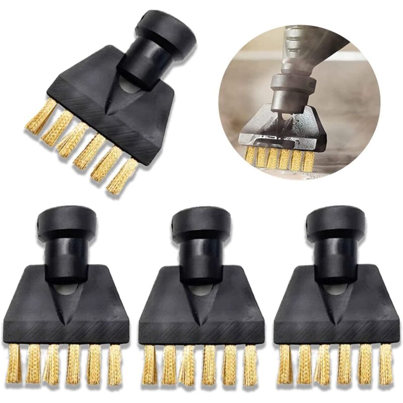 4 Stück Dichtungsbrushes Für Kärcher, Zubehör Für Dampfreiniger Für Kärcher Sc1, Sc2, Sc3, Sc4, Sc5, Für Kärcher Dampfreiniger Brush-zubehör, Dampfreiniger-bürsten
