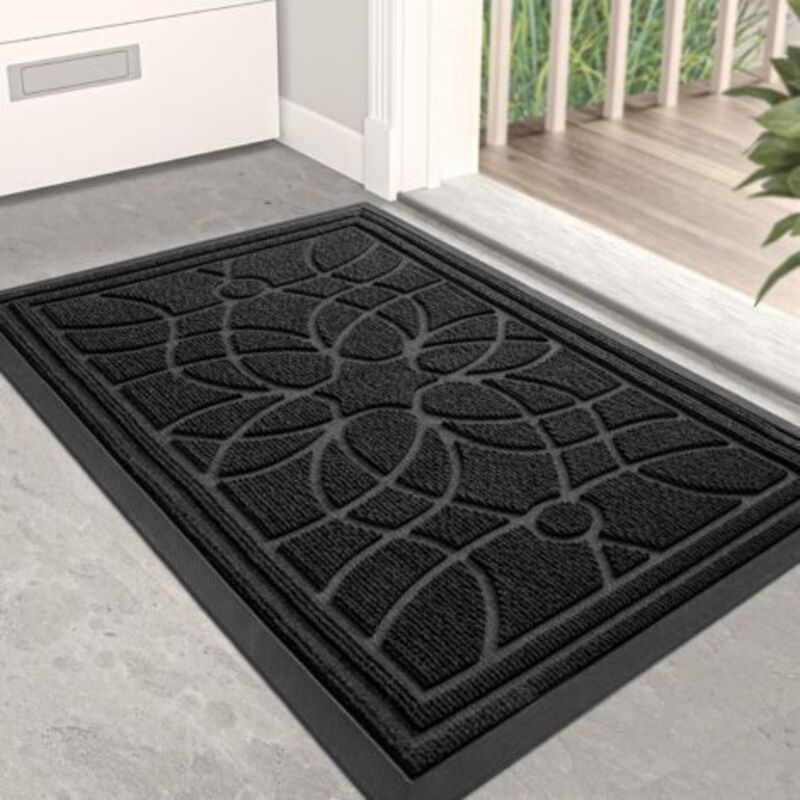 Rutschfeste Fußmatte 40 X 60 Cm – Saugfähige Polypropylenfaser – Maschinenwaschbar – Für Eingang, Flur, Garten