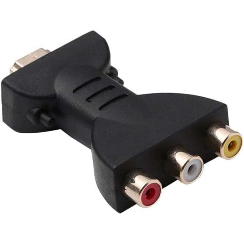 Hdmi Auf 3rca Adapter, Rot-gelb-weißes Hdmi-zu-av-videokabel, Audio-konverter Mit Roten Und Weißen Steckern, Tragbar