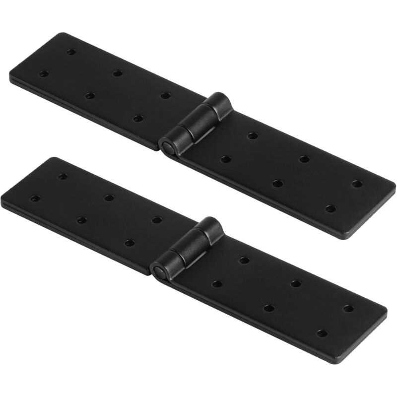 2 Stück Schwere Türscharniere, Scharniere Für Falttüren, Schwarze Klappscharniere, Türscharnier-verbinder Für Garten, Holzkisten, Schränke, Möbel