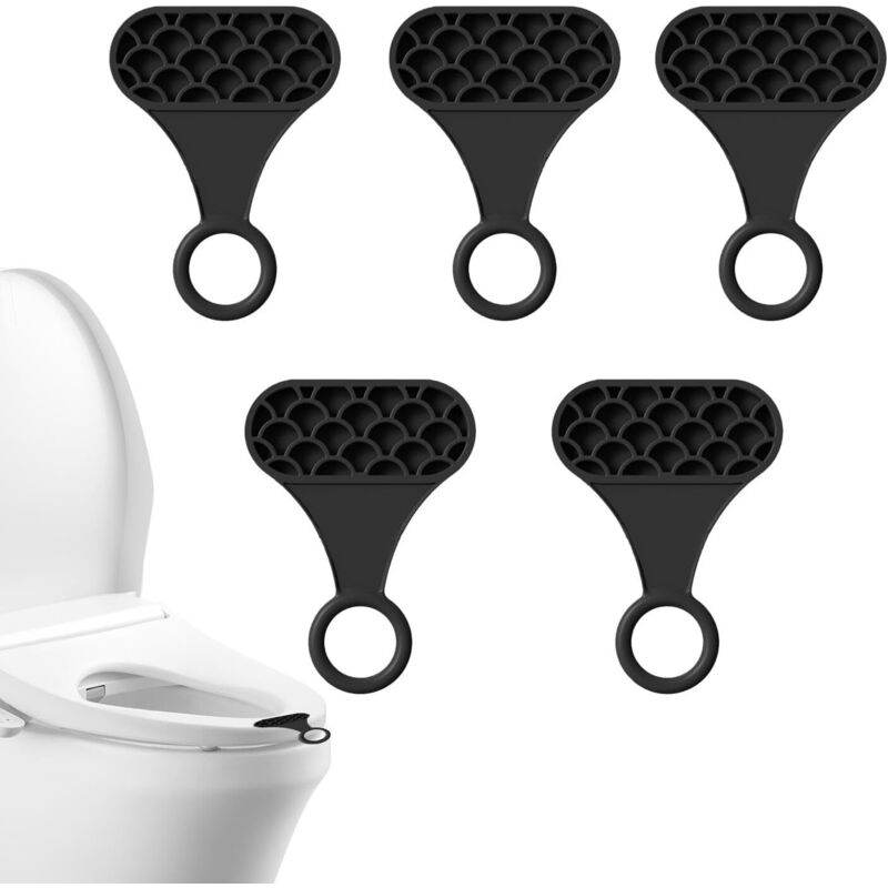 Toilettensitzgriffe Mit Integrierten Hebewerkzeugen, 5er-pack