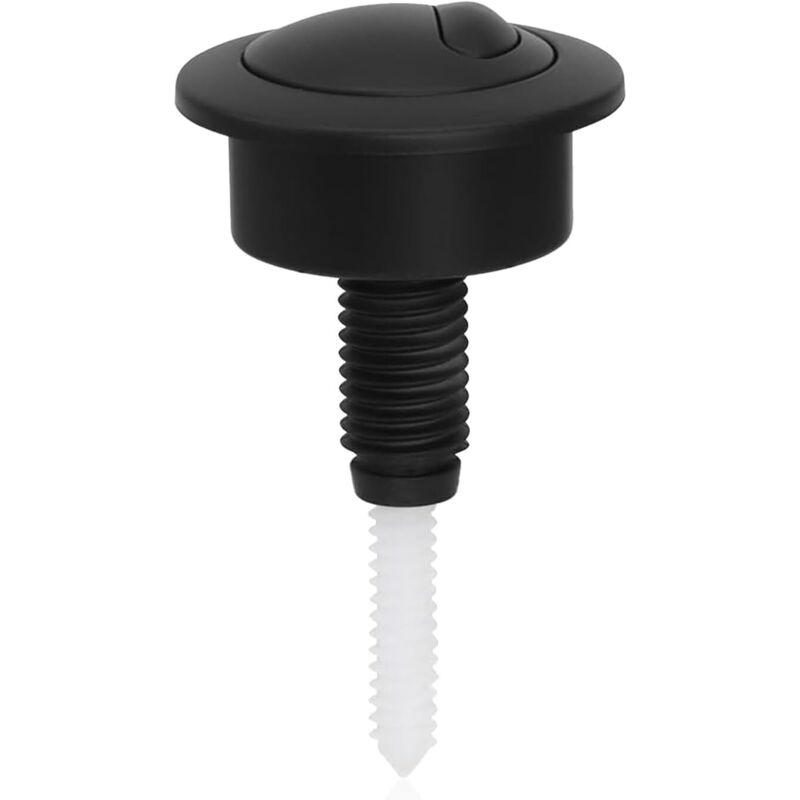 Einstellbarer Doppeldruckknopf Für Toilettenspülung, 48 Mm (schwarz)