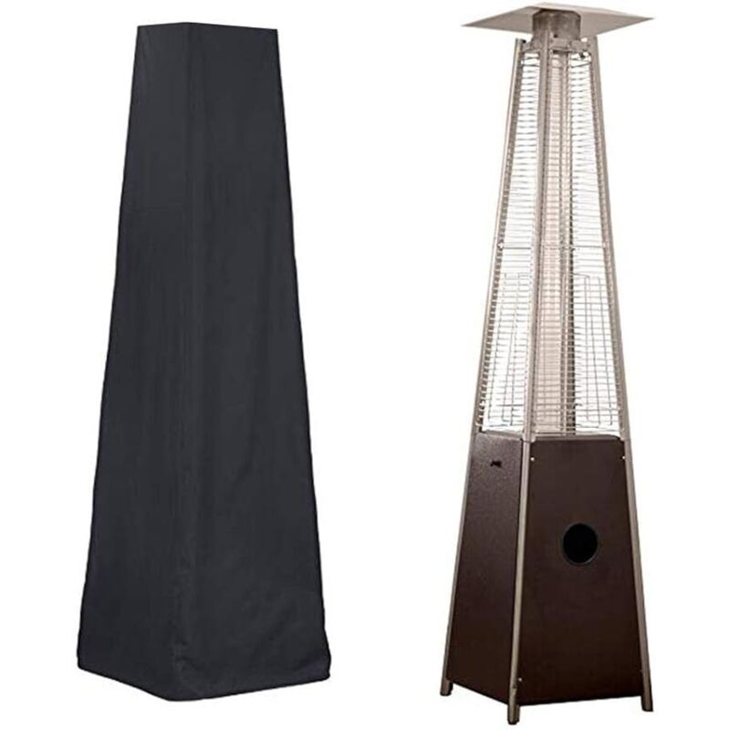 Quadratische Abdeckung Aus Polyester Für Terrassenheizung (53 X 61 X 221 Cm), Wasserdicht Und Staubdicht.