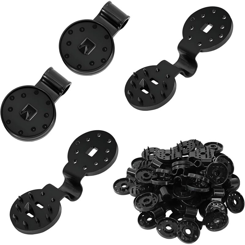 50er-pack Kunststoffklammern Für Schattensegel, Schutzgewebe, Zeltbefestigung, Befestigungsclips Für Gartenblumenrasen, Schatten, Zaunpaneele, Windschutzgewebe