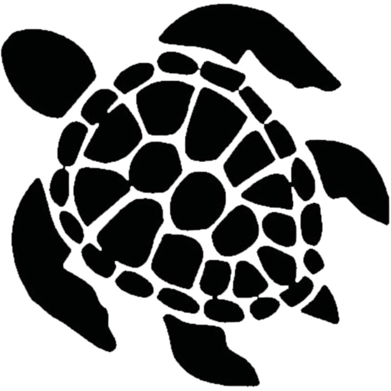 Schildkröten-aufkleber Für Karosserie, Auto-außensticker, Tieraufkleber Zur Dekoration Von Autoscheiben Und -türen, 13 X 13 Cm