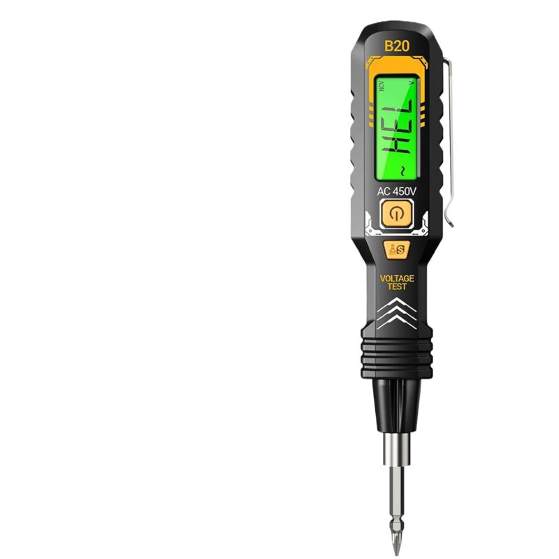 Digitaler Elektrischer Tester - Multifunktionaler Spannungsprüfer-stift Für Den Bereich 30-1000v, Hochempfindlicher Induktionstester Mit Automatischer Bereichswahl Und Haltepunkt-detektor