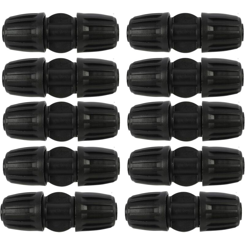 10 Stück Gerade Anschlussstücke Für Tropfbewässerungssysteme, Verbindungsstücke Für 16 Mm Pe-wasserschläuche, Tropfschlauch Für Bewässerungssysteme, Für Gartenarbeit, Landwirtschaft Und