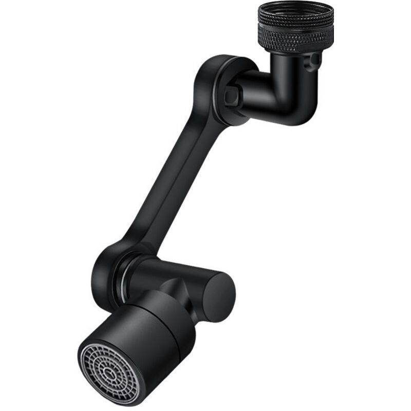 Yarona Wasserhahnverlängerung, Wasserhahnadapter, Küchenwasserhahnverlängerung, Multifunktionaler 1080-grad-schwenk-wasserhahn, Wasserhahnverlängerung (schwarz)