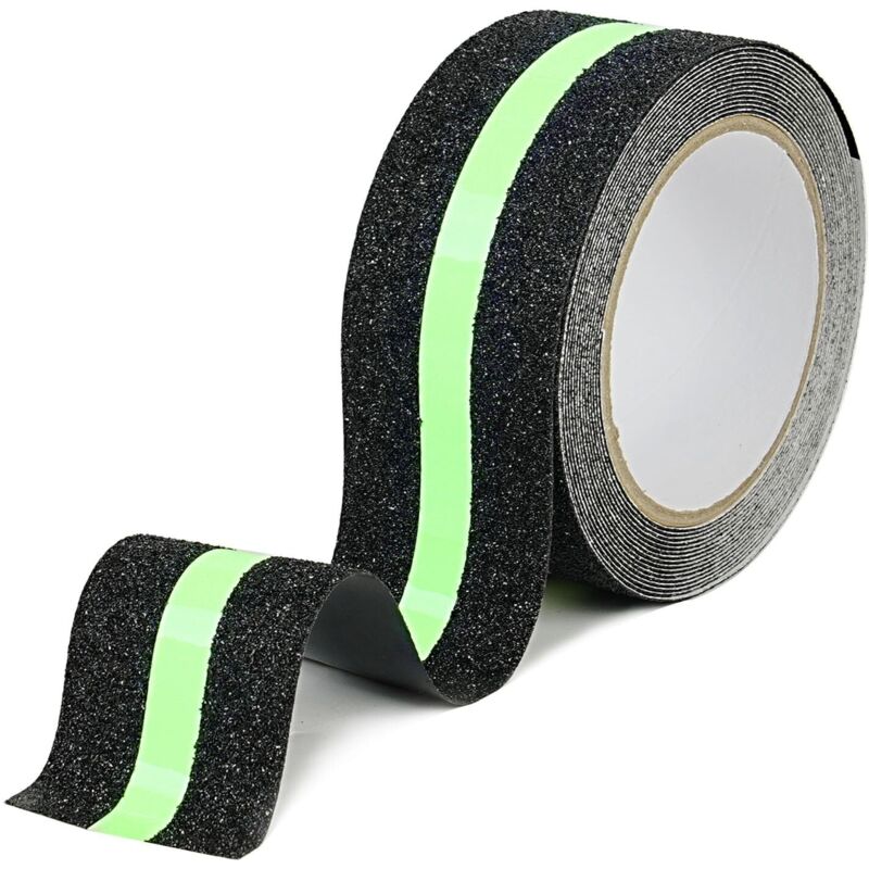 Rutschfestes Klebeband Für Treppen Mit Leuchtfilm, Leuchtet Im Dunkeln, 5 Cm X 5 M, Phosphoreszierendes Sicherheits-klebeband Für Innen- Und Außentreppen Sowie Stufen
