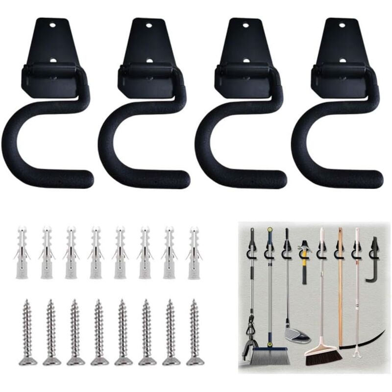 Verstellbares Aufbewahrungssystem, Gartenwerkzeug-halter, Garten-organizer, Wandhalterung Für Gartenwerkzeuge, Garage-organizer, Haken-organizer Für Garten, Haus, Garage