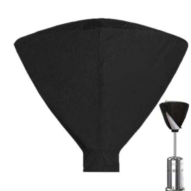 Abdeckung Für Terrassenheizung 86 X 64 Cm – Schwarze Abdeckung Für Terrassenheizung Mit Aufbewahrungstasche – Uv-schutz Für Gartenmöbel Und Outdoor-zubehör