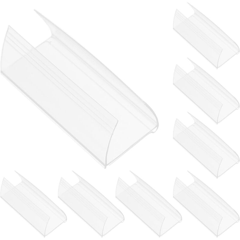 30er Pack Transparente Etikettenhalter Für Supermärkte, Nicht Klebende Clips, Wiederverwendbare Preisschilderhalter Zur Organisation Von Einzelhandelsregalen