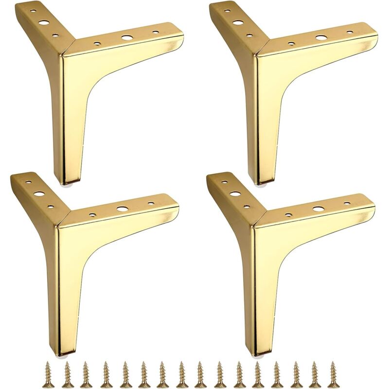 Metall-sofafüße 15 Cm, 4 Stück, Moderne Möbelfüße, Sofa-erhöher, Ersatzfüße Für Diy-möbel, Tv-schrank, Hocker, Sofa, Schrank, Gold