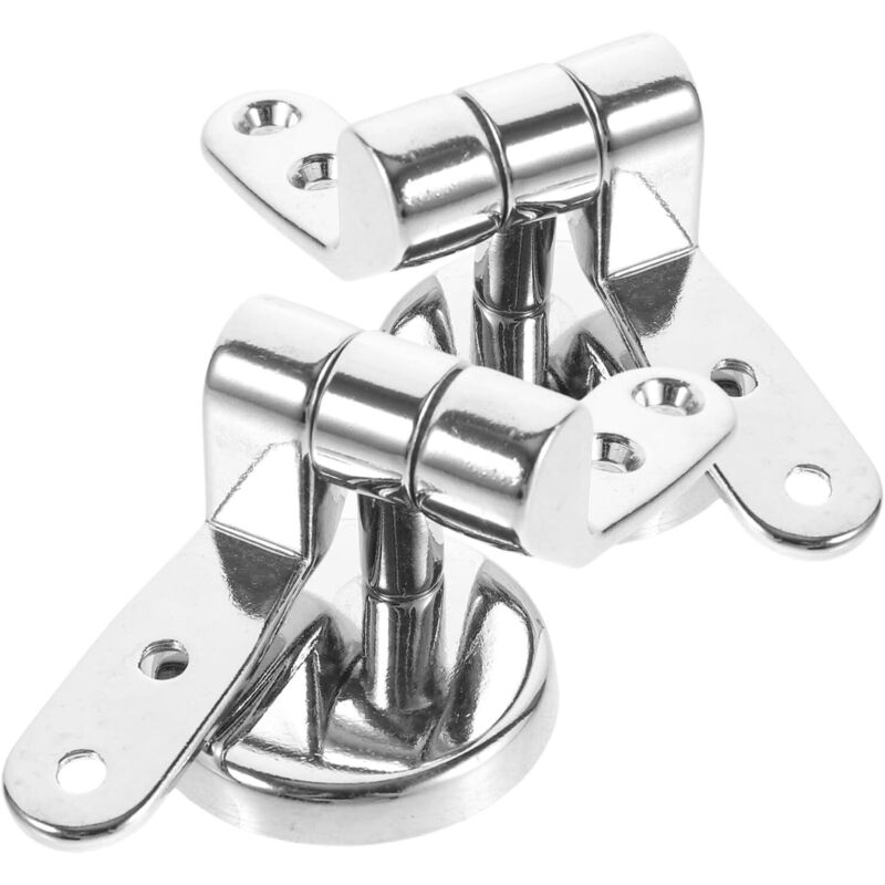 Verstellbarer Toilettensitzscharnier Aus Edelstahl, Befestigungsschrauben-set, Geräuschlos Für Wc-klappdeckel, Robuste Zubehörteile Für Reparatur Und Installation