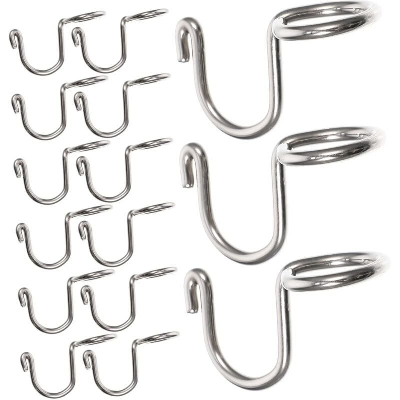15 Stück Kleiderbügel-verlängerungen Aus Stahl, Platzsparende Aufhänger-konnektoren Für Die Garderobe Zur Organisation Von Kleidung Und Accessoires