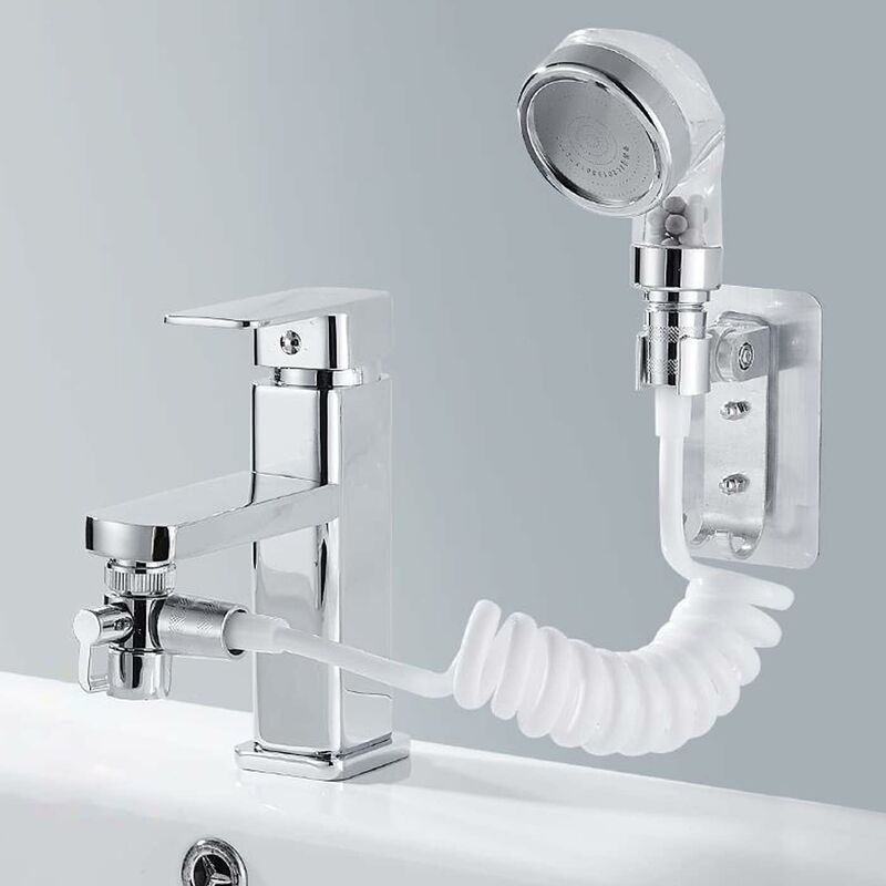 Spüle-duschkopf, Externes Duschset Für Spüle, Duschkopf Mit Schnellanschluss, Abnehmbarer Schlauch, Zum Shampoonieren, Babybadewanne, Haustierwäsche
