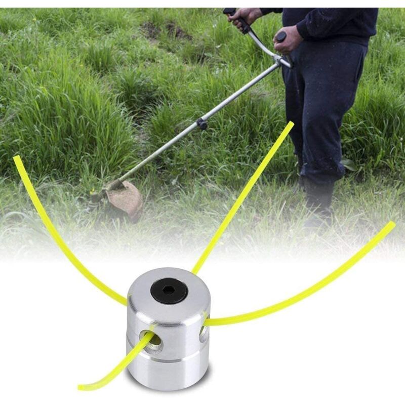 Schneidkopf Universeller Aluminium-schneidkopf Mit Grasschneider-gruppe, Zubehör Für Rasentrimmer, Universeller Trimmerkopf, Motorsensenkopf + Motorsensenkopf