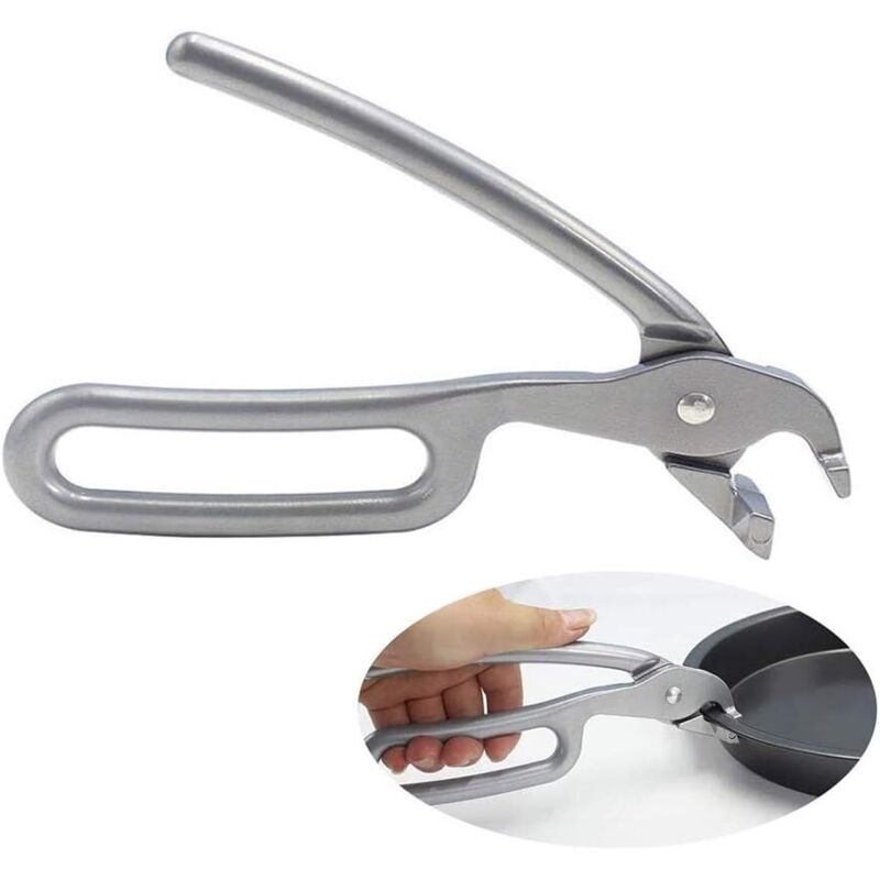 2er-set Zange Für Backblech – Robuste Pizza-zange, Gussealuminium-kochzange, Kratzfest, Zum Anheben Heißer Gerichte Aus Der Mikrowelle