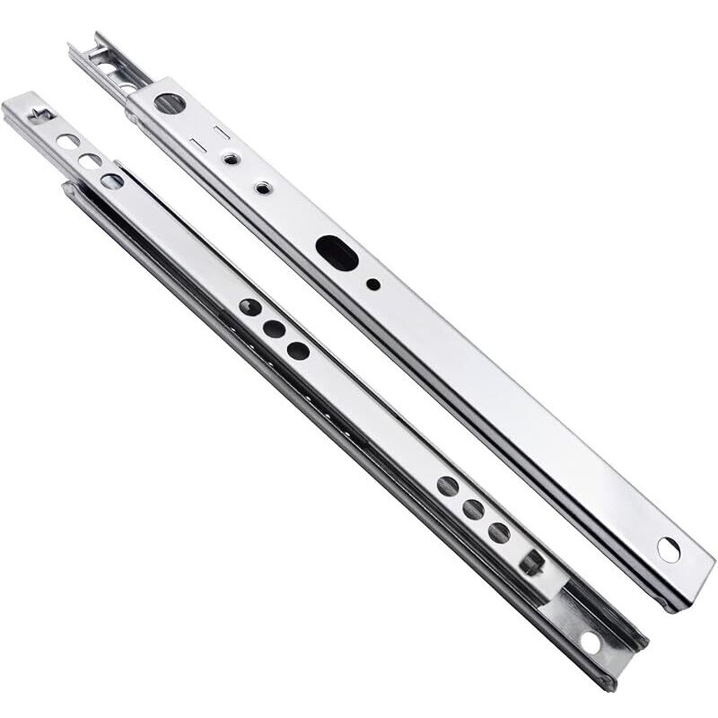1 Paar Schubladenschienen, 17 Mm X 400 Mm, Schubladenführungssystem Mit Teilauszug