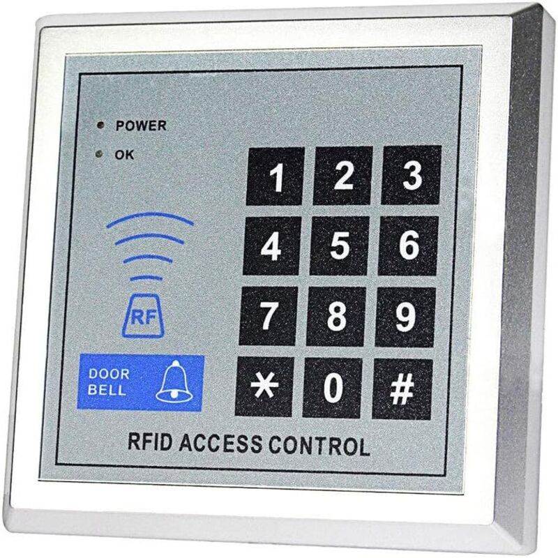 125 Khz Autonomer Rfid-kartenleser Für Id-zugangskontrolle Mit Tastatur Für Einfaches Türzugangssystem, 500 Benutzer