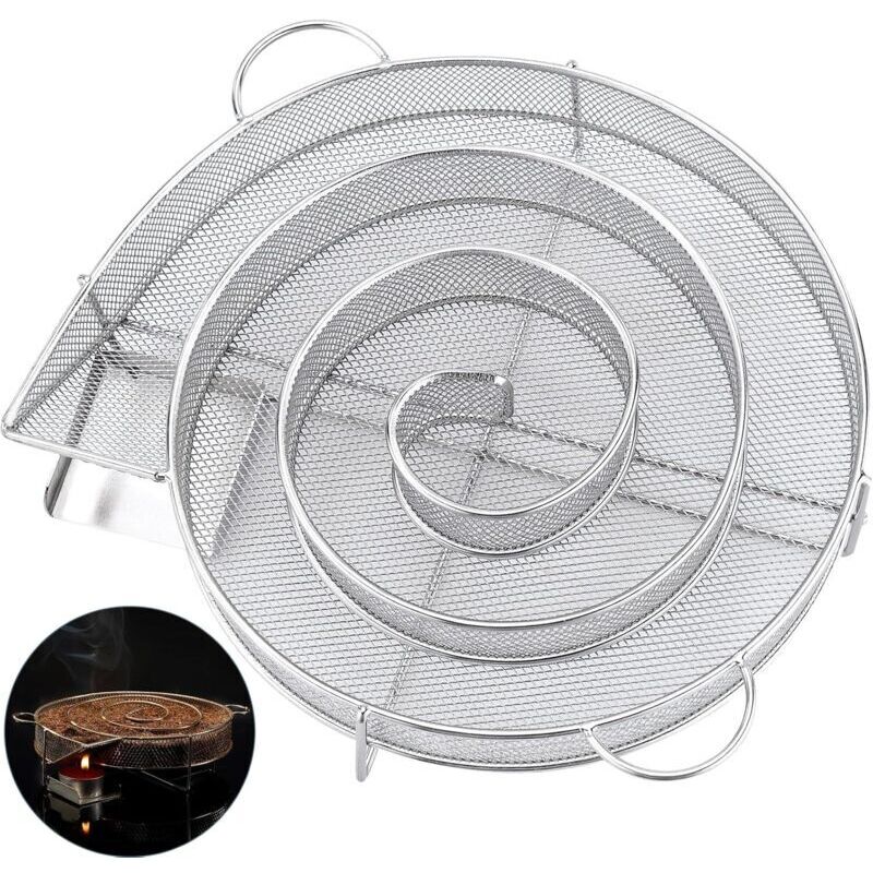 Kaltrauchgenerator, Kühlschlangensystem Für Kalträucherofen Für Fleisch Und Fisch, Aus Edelstahl, Geeignet Zum Kalträuchern In Räucheröfen, Grills, Smokern Usw. (klein)