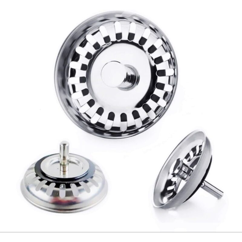3 Stück 79 Mm Küchenspüle-sieb Aus Edelstahl, Abdeckkorb Für Ablaufloch, Ersatz-spülenstopfen, Küchensieb-abdeckung