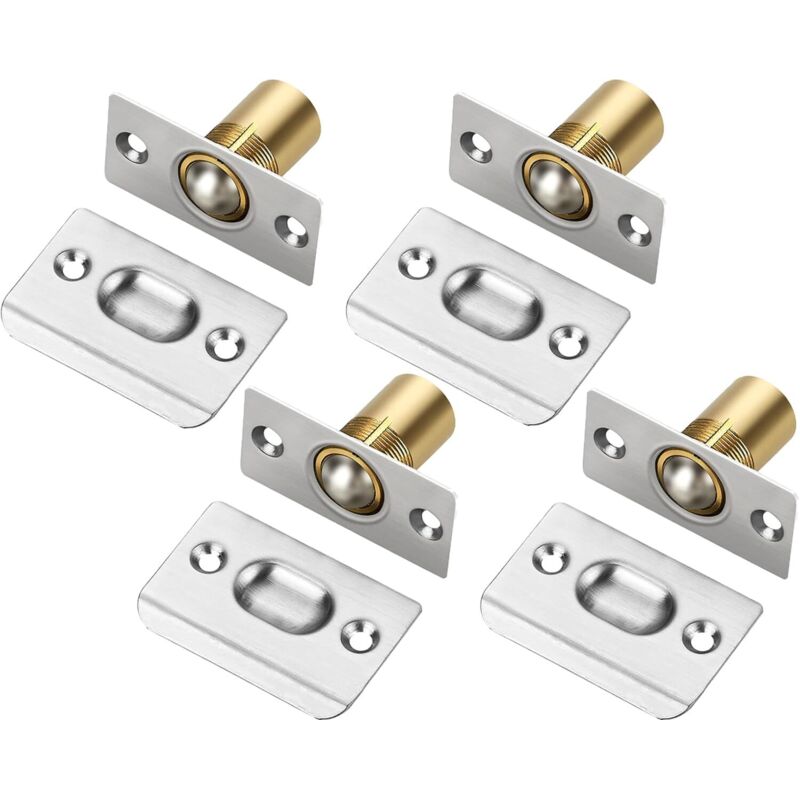 4er-set Kugelverriegelungen Für Türen, Verstellbare Edelstahl-kugelverriegelung, Riegelverschluss, Kugelverriegelung, Bolzen, Rollen-kugelverriegelung, Türverriegelung