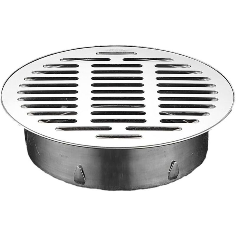 Runder Edelstahl-bodensiphon 160 Mm – Rostbeständig – Einfache Installation – Verhindert Verstopfung