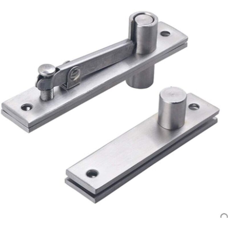 (100×23×10 Mm) 2er-set Verdeckte, Um 360 Grad Drehbare Türscharniere Aus Robustem Edelstahl Mit Befestigungsschrauben