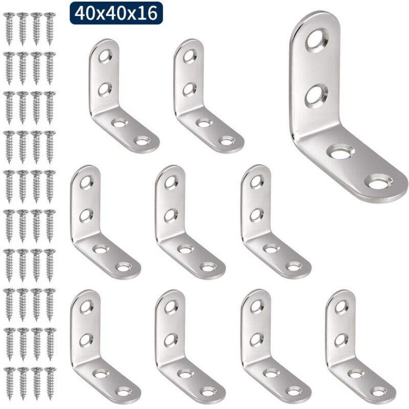 Winkel, Rechtwinklige Winkel, Winkelbefestigung, Edelstahlwinkel, Eckregalhalter, Eckverbinder Für Möbel, Stahl-eckverstärkung, Robuste Eckwinkel