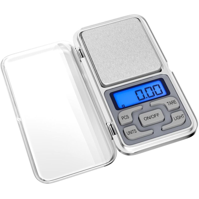 Präzisionsküchenwaage, 0,01 G–500 G, Multifunktionale Mini-lebensmittelwaage Mit Led-anzeige Und Tarafunktion, Elektronische Waage Für Lebensmittel, Kaffee, Schmuck Und Medizin
