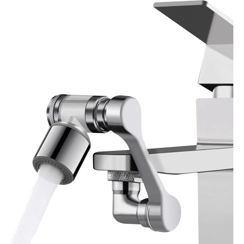 Drehbarer Multi-winkel-schaumstoffauslauf, Wassersparhahn, Wassersparer Für Duschhahn, Hahnverlängerung Mit Filtereinsatz, Auf Hahn Adaptierbare Duschbrause, Luftsprudler Mit Filterkartusche