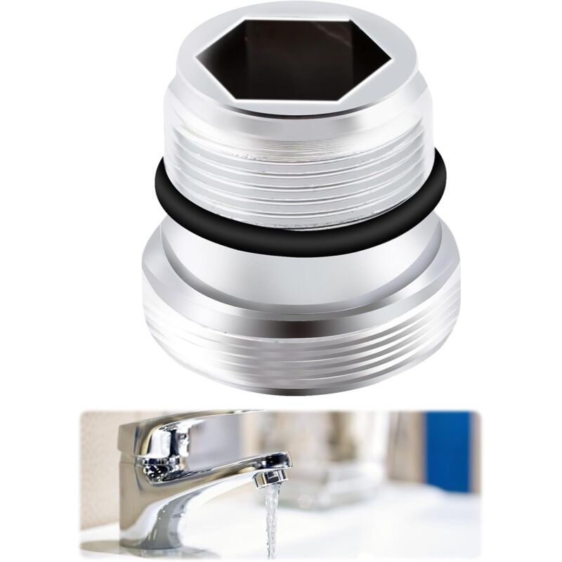 M18,5 Auf M22 Wasserhahn-mischer-adapter, Metall-wasserhahnverbinder Zum Anschluss Von Perlatoren An Den Wasserhahn
