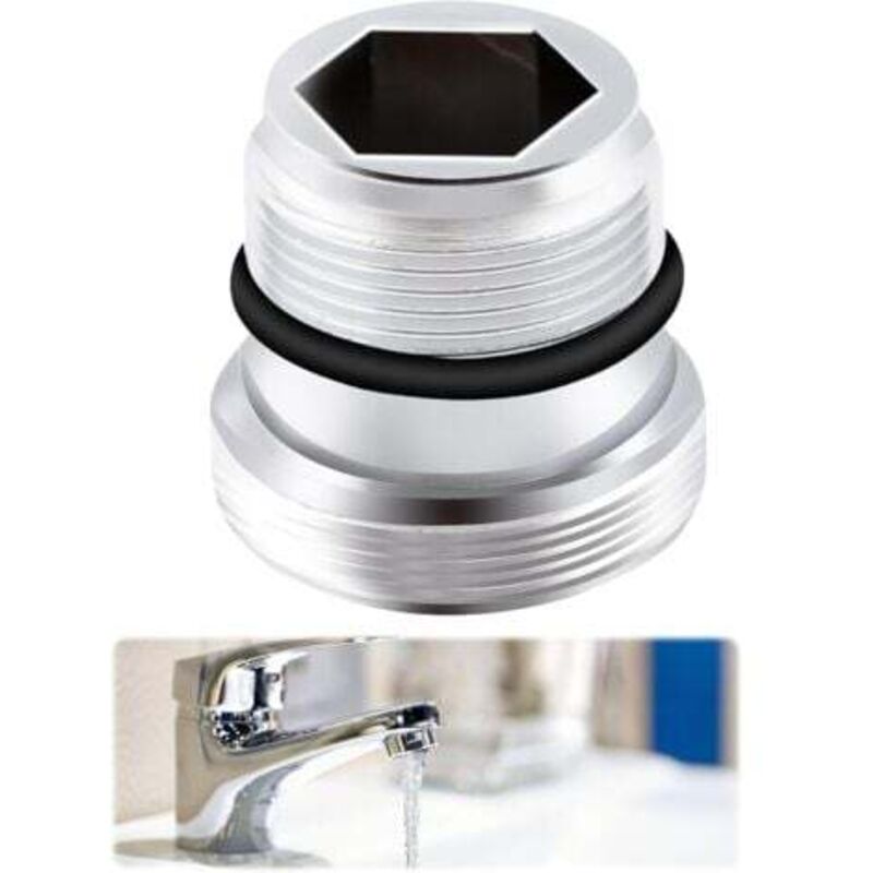 M18,5 Auf M22 Mischerhahn-adapter Kompatibel Mit I K E A, G R O H E, Neoperl Und Anderen – Metall-hahnverbinder Zum Anschluss Von Perlatoren An Den Wasserhahn