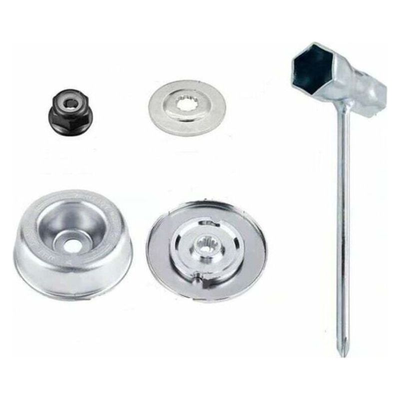 4-teiliges Ersatzteil- Und Zubehörset Für Stihl Motorsensen Fs55, Fs56, Fs120, Fs130, Fs130r, Fs200, Fs200r Und Fs250: Hochwertiges Metallmesser.