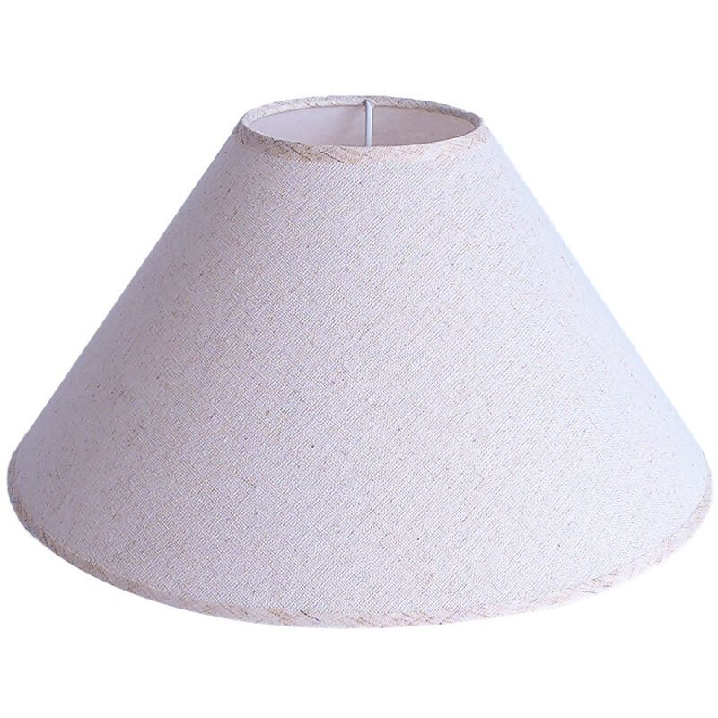 Abat-jour, Rund, Konisch, Weiß, 30 Cm Ø Unten