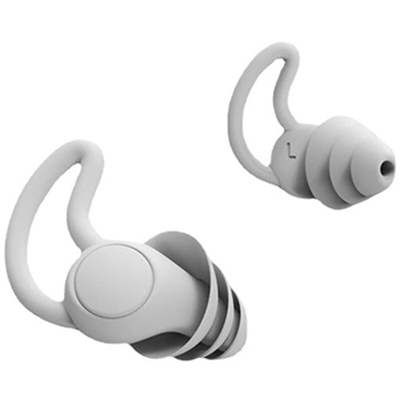 Wiederverwendbare Silikon-ohrstöpsel – 30 Db Schallreduzierung – Dreischichtiges Design – Zum Schlafen, Reisen Und Lernen