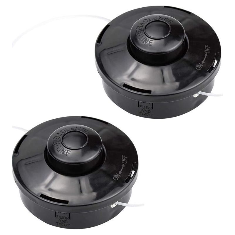 2 Stück Rasentrimmer-zubehör, Doppelt Gewindete Automatische Trimmerkopf-universal-spule M10 X 1,25, Für Benziner-rasenmäher, Ersatz-fadenspule, Multifunktionswerkzeug