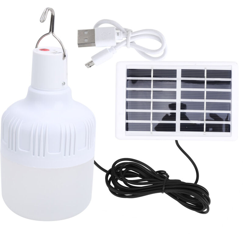 50w Externe Led-solarleuchte, Tragbare Ladelampe, Campinglicht, Notbeleuchtung