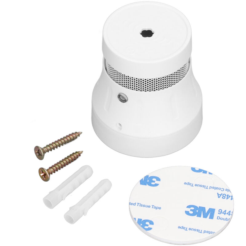 Rauchmelder, Wlan-unterstützung Für Tuya-app, Mit Sprachalarm Und Led-licht, Intelligenter Rauchalarm Für Das Zuhause