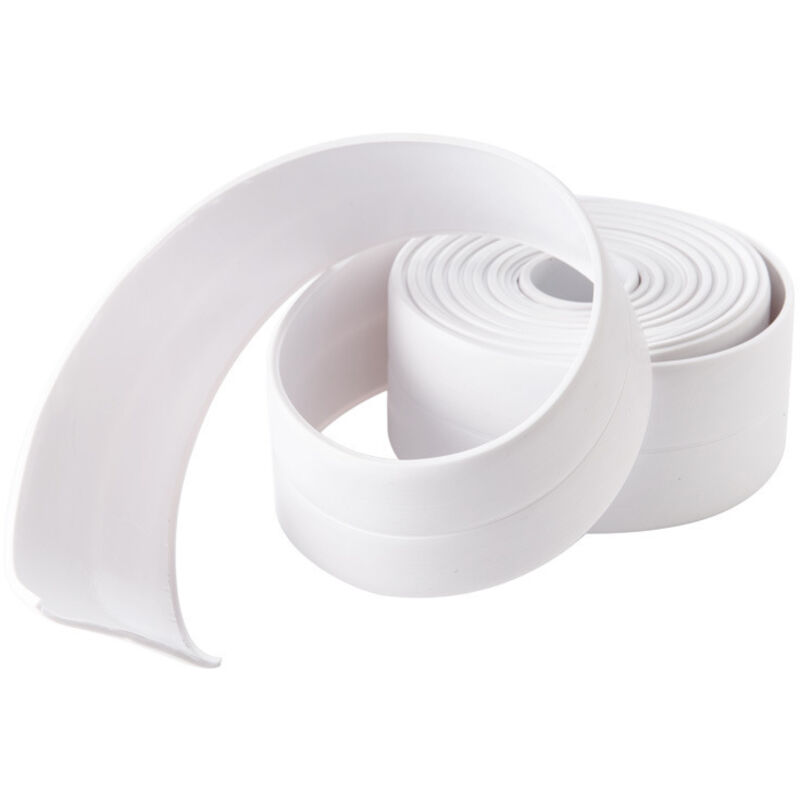 Weiße Silikon-fuge Für Badezimmer, Badewannen-dichtband, Dichtungsband, Schimmelresistent Und Wasserdicht, Weiches Klebeband Geeignet Für Küche, Toiletten Und Ecken