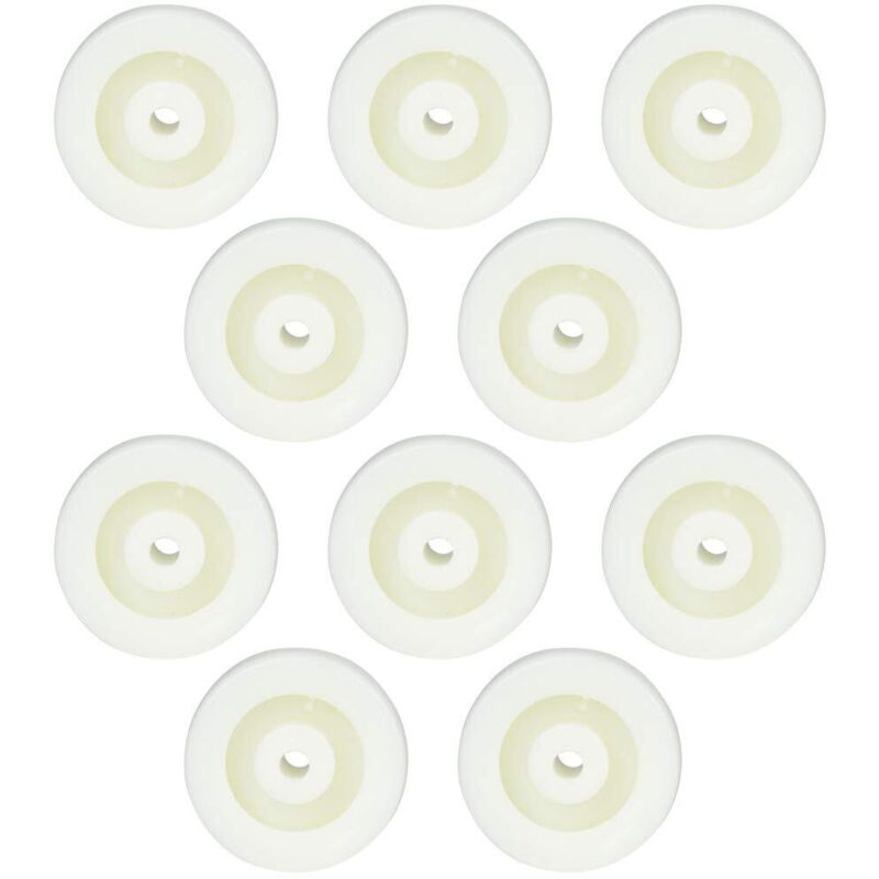 10 Stück Nylon-radsatz 2 Zoll Einseitige Polypropylen-rolle, Maximale Tragfähigkeit 20 Kg