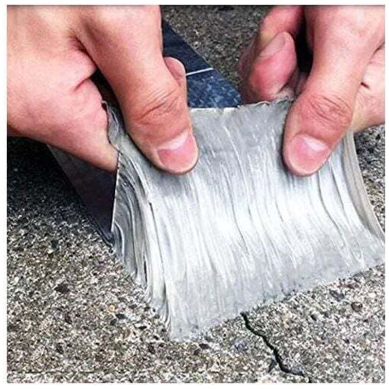 Super Wasserdichtes Butylkautschuk-aluminiumband Für Dachlecks, Oberflächenrisse Und Rohrbrüche (1,5 Mm X 50 Mm X 5 M)