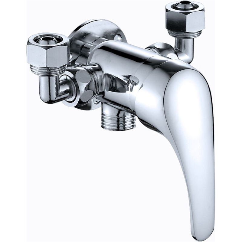 Duschmischer Duschmischer, G1/2 In Duscharmaturen Ventilkörper Badezimmer T-stück Multifunktionales Eckventil-kit Duschhahn-system Duschgriff-rapanda