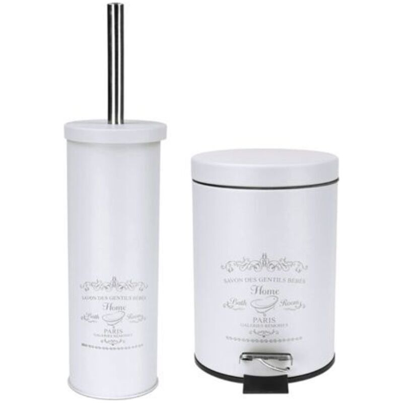 Pedal-mülleimer Paris Mit Bürste Für Badezimmer Und Büro